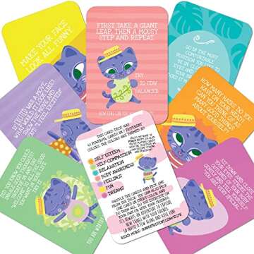 Sunny Present Empowerment Cards for Kids – 45 Action Packed and Fun Exercises
