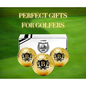 CybGene Golf Gifts for Men Unique, Personalized Colored Golf Balls, Cool Accessories for Golfers, Golf Lovers, for Birthday and Christmas