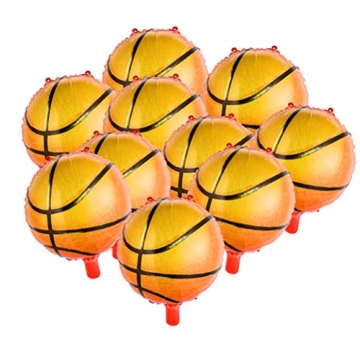 10pcs Basketball Balloons for Epic Sports Celebrations