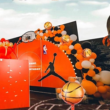 10pcs Basketball Balloons for Epic Sports Celebrations
