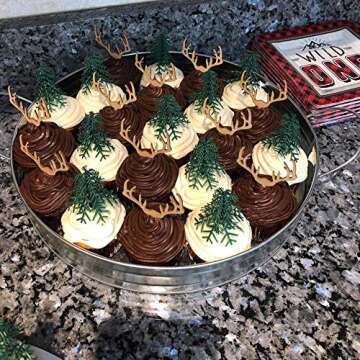 AUMIO Deer Cupcake Toppers - Perfect for Every Celebration