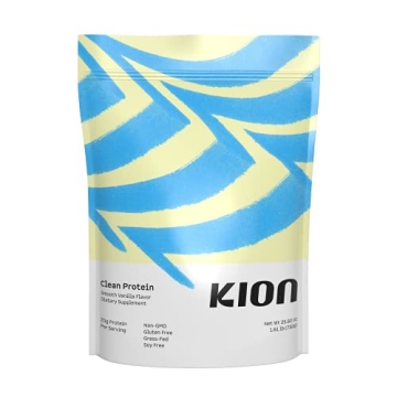 Kion Clean Protein | Grass-Fed & Pasture-Raised Whey Isolate Protein Powder | Smooth Vanilla | 30 Se...
