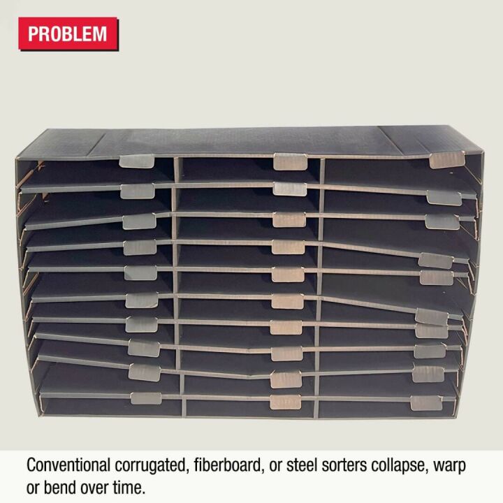 24 Compartment Desktop Organizer for Office Use