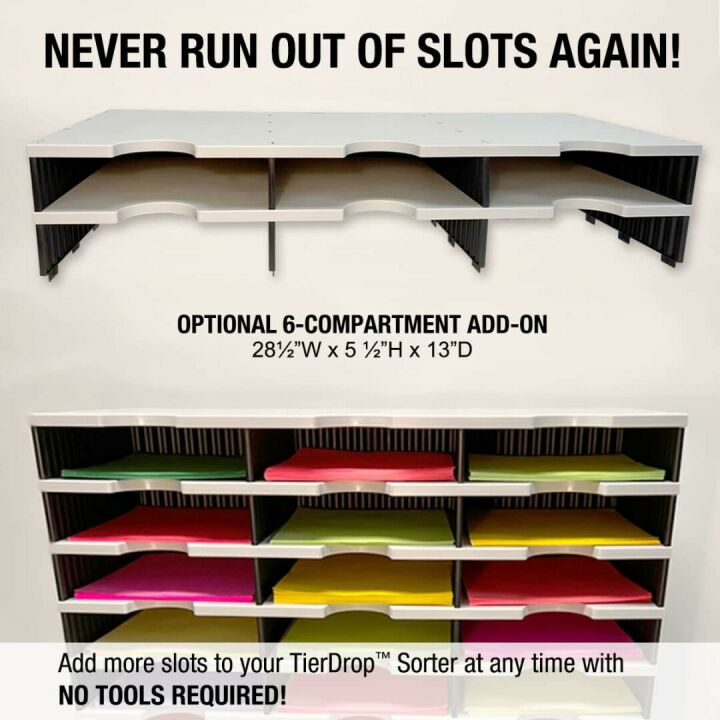 24 Compartment Desktop Organizer for Office Use