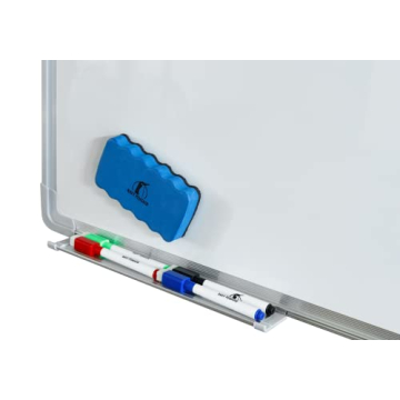 Premium Whiteboard Set with Markers Magnets Aluminum Frame