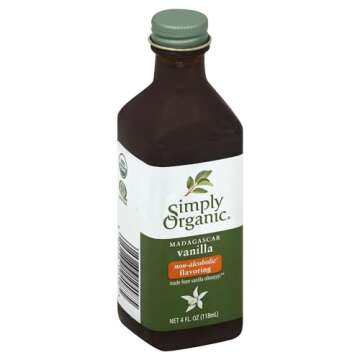 Simply Organic Non-Alcoholic Vanilla Flavoring 8 oz