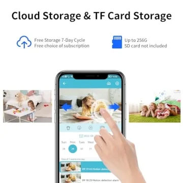 VStarcam 3MP Pet Camera with Laser Toy and Night Vision