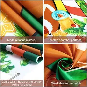 Gingerbread Backdrop for Christmas Party Photography