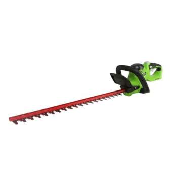 Greenworks 24V 22" Cordless Laser Cut Hedge Trimmer for Effortless Trimming