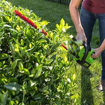 Greenworks 24V Cordless Laser Cut Hedge Trimmer
