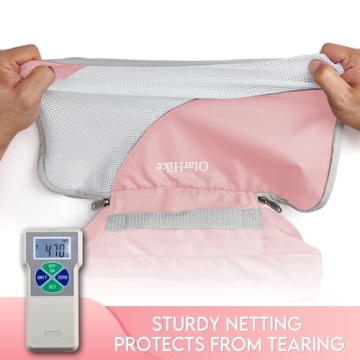 OlarHike 6 Set Packing Cubes Travel Organizer Pink