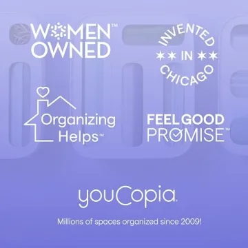 YouCopia StoraBag Drawer Food Bags Dispenser, 3-Slot, Plastic Sandwich Bag Organizer For Kitchen Storage, White