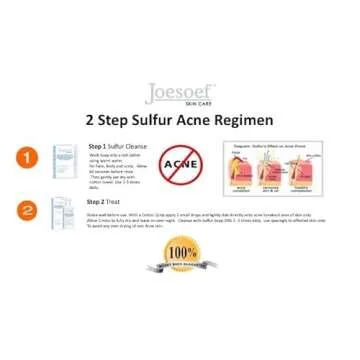 JOESOEF Sulfur Soap for Acne Treatment Dermatologist Approved