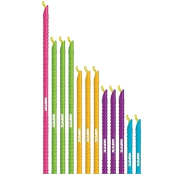 GripStic Bag Clips 12pc Set - Durable & Reusable Food Storage Clips