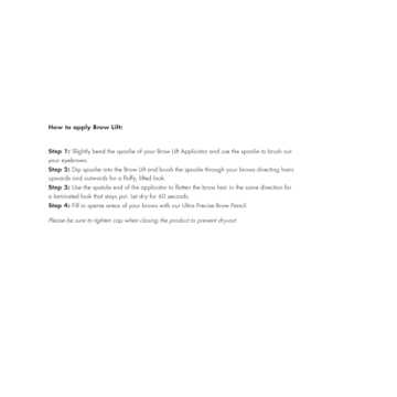 e.l.f. Brow Lift, Clear Eyebrow Shaping Wax For Holding Brows In Place, Creates A Fluffy Feathered Look, Vegan & Cruelty-Free, Clear