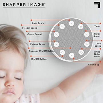 Sharper Image White Noise Machine for Relaxation & Sleep