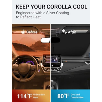 Proadsy Sun Shade Custom Fit Toyota Corolla 2019-2025