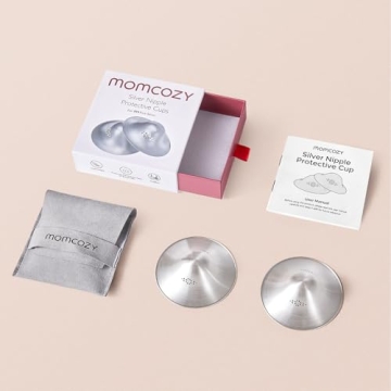 Momcozy Silver Nipple Cups for Comfortable Breastfeeding