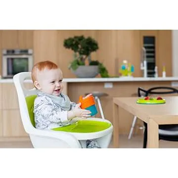 Boon Snug Spout with Cup, Blue/Orange/Green (Pack of 3)