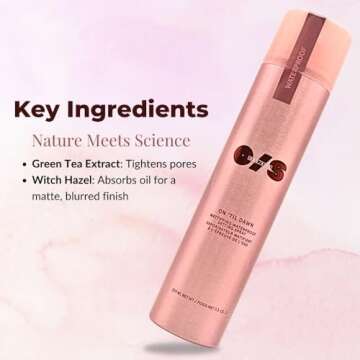 ONE/SIZE On 'Til Dawn Mattifying Waterproof Setting Spray, Jumbo Size, 7.3 oz.