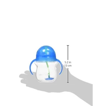 Munchkin Weighted Straw Cup for Toddlers, 7oz - Spill Proof Design