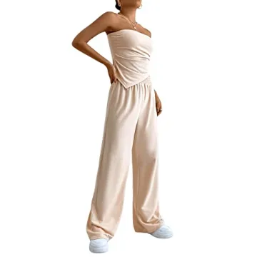 Flattering SHENHE Women's 2 Piece Outfits Asymmetrical Set