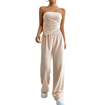 Flattering SHENHE Women's 2 Piece Outfits Asymmetrical Set