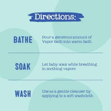 Oilogic Stuffy Nose and Cough Vapor Bath for Babies & Toddlers, Essential Oil Breathe Blend - Naturally Soothes with 100% Pure Lavandin, Orange, Eucalyptus Oil & More - 12.9 fl oz