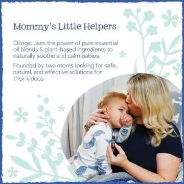 Oilogic Stuffy Nose and Cough Vapor Bath for Babies & Toddlers, Essential Oil Breathe Blend - Naturally Soothes with 100% Pure Lavandin, Orange, Eucalyptus Oil & More - 12.9 fl oz