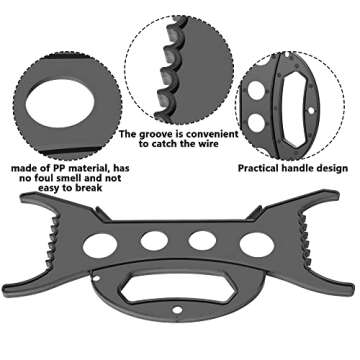 codree 12 PCS All Purpose Light Storage Holder- 11.8Inch Christmas Light Cord Wind Up Storage Organizer- Holiday Light Storage for Tree Lights Extension Cord Garland