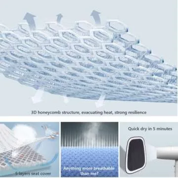 Flying Ideas Cute Car Seat Covers Full Set, Universal Fit for Most Cars SUV Pick-up Truck Sedan, Fit for Tesla, Car Accessories for Women Interior, Automotive Vehicle Auto Interior Décor (Full Set)