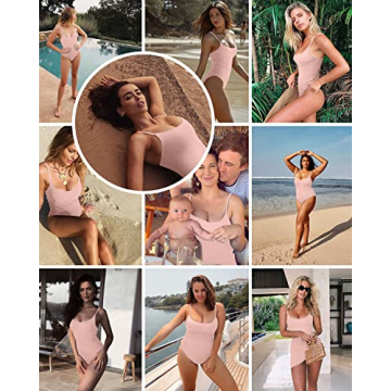 Versatile Narecte One Piece Bathing Suit with Tummy Control