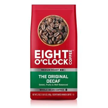 Eight O'Clock Original Decaf Whole Bean Coffee