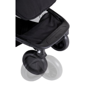 Mountain Buggy Nano Stroller Black Ultra-Compact Airline Approved