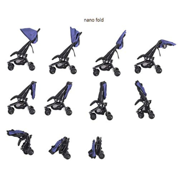 Mountain Buggy Nano Stroller Black Ultra-Compact Airline Approved