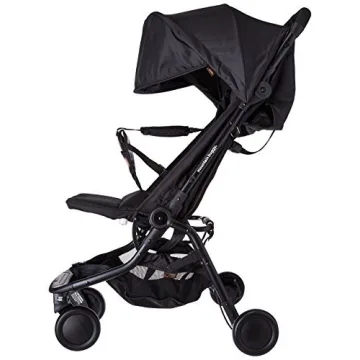 Mountain Buggy Nano Stroller Black Ultra-Compact Airline Approved