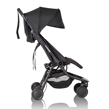 Mountain Buggy Nano Stroller Black Ultra-Compact Airline Approved