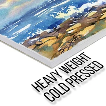 U.S. Art Supply Premium Watercolor Painting Paper Pads