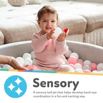 Nuby Velvet Ball Pit: Fun Indoor & Outdoor Play for Toddlers