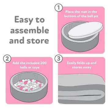 Nuby Velvet Ball Pit: Fun Indoor & Outdoor Play for Toddlers