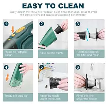 AUKUN Handheld Vacuum Cordless Portable Powerful Suction