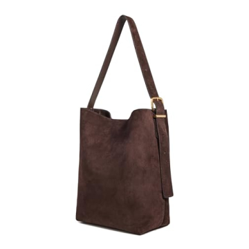 Madewell Women's Suede Essentials Bucket Tote - Stylish & Versatile