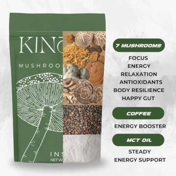 Delicious Mushroom Coffee Blend with MCT Oil for Focus