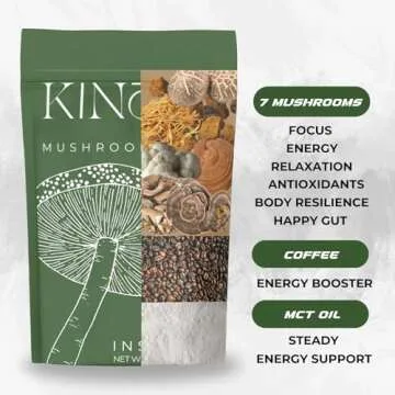 Delicious Mushroom Coffee Blend with MCT Oil for Focus