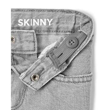 The Children's PlaceBaby Boysand Toddler Multipack Basic Skinny JeansTide Pool/Black/Deep Blue/Dove ...