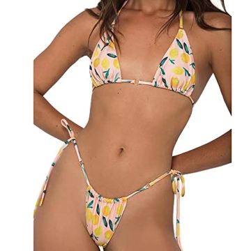 Vibrant Floral Two Piece Bikini Set for Summer Fun