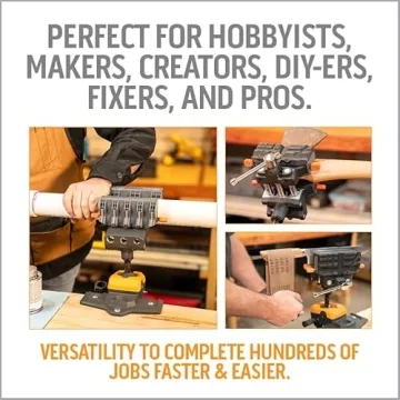 Premium IQ Vise with 360° Articulating Movement & Custom Jaws