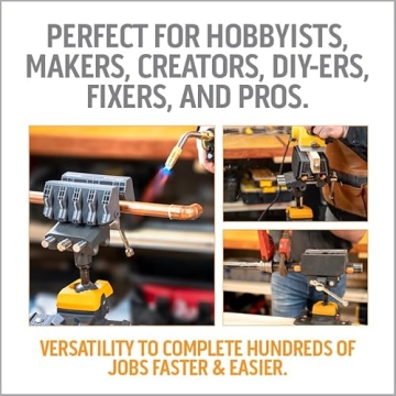 Premium IQ Vise with 360° Articulating Movement & Custom Jaws