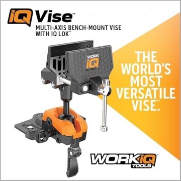 Premium IQ Vise with 360° Articulating Movement & Custom Jaws