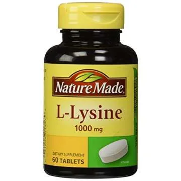 Nature Made L-Lysine 1000 mg - Clean & Effective Supplement